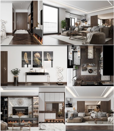 02. Interior Scene File 3dsmax Model Livingroom free download digi45