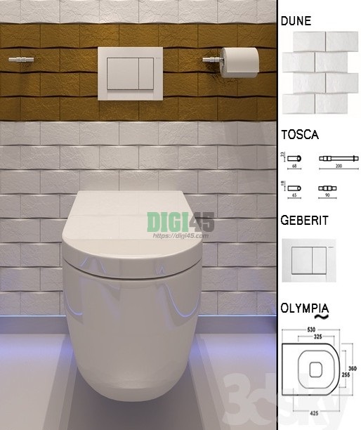 09. Free 3D Toilet Models