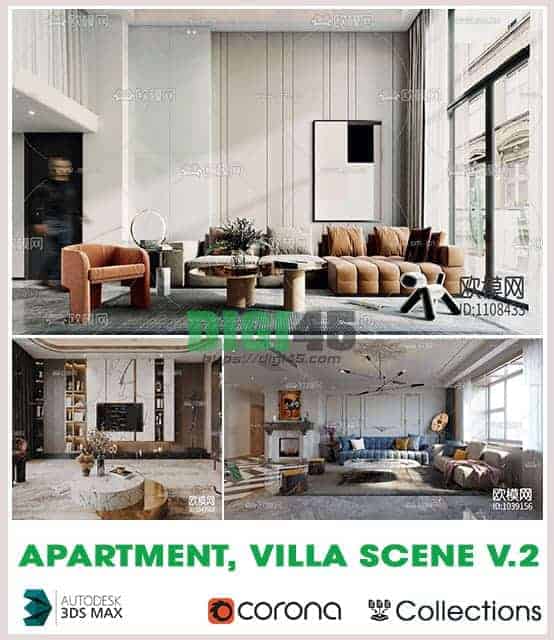 Apartment Villa scene Vol 2