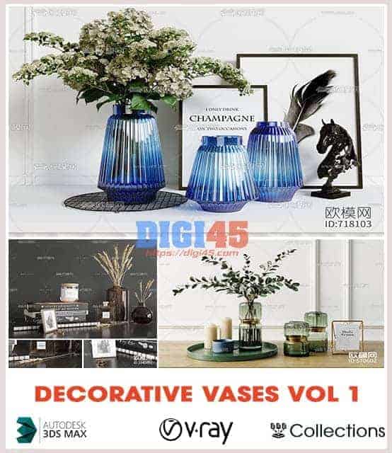 Decorative vases Vol 1 digi45
