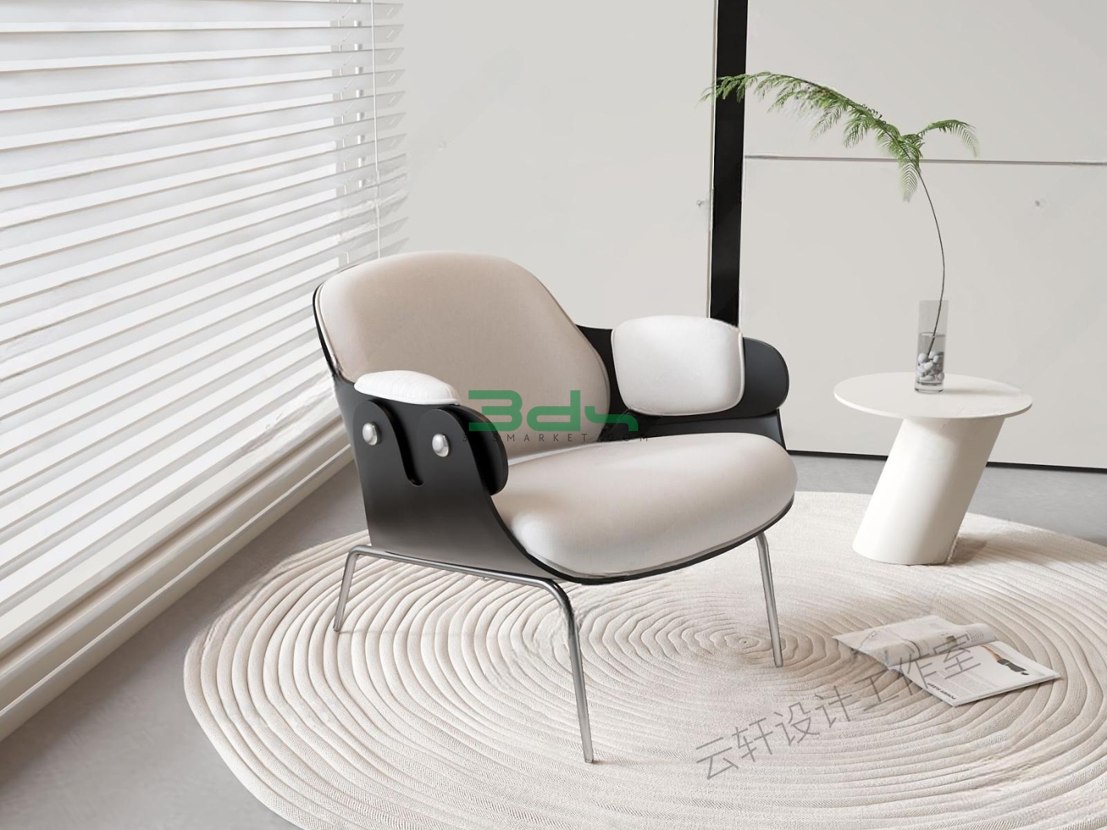 Free 3D chair model 138 - Free download 3d models 3dsmax, sketchup ...