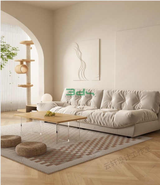 Free 3D sofa model 144