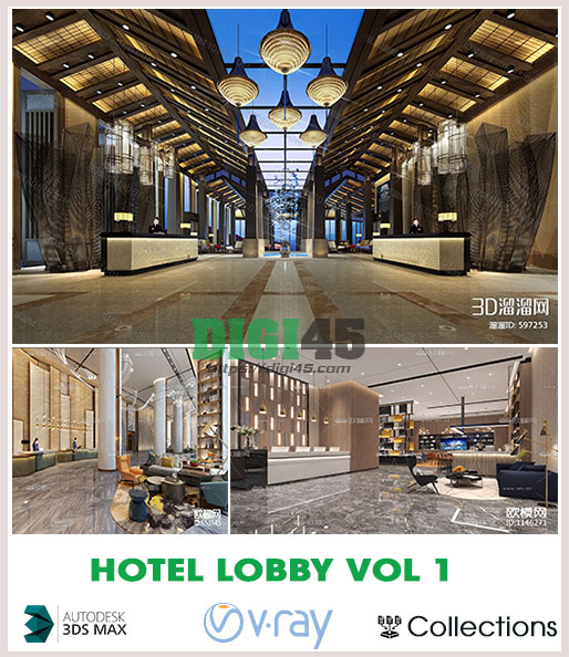 Hotel lobby Vol 1 digi45.com