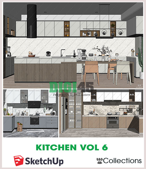 Kitchen Vol 6 Sketchup