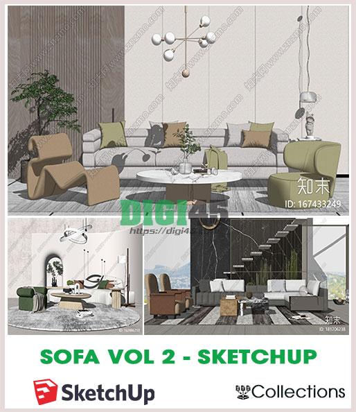 Sofa Vol 2 SketchUp