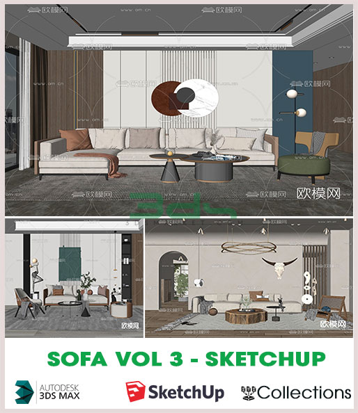 Sofa Vol 3 SketchUp